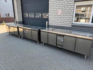 Koelwerkbanken koeleilanden koeltoonbank koelkast vrieskast beschikbaar voor biedingen