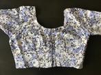 Indiase sari blouse van 100% Chinese zijde, Ophalen of Verzenden, Nieuw, Maat 42/44 (L), Overige typen