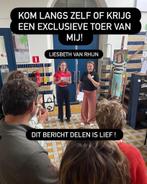 Tour door kunstenaar Liesbeth:bezoek exposit: perspectief, Ophalen