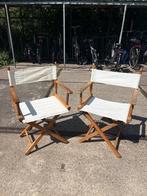 Regisseur stoelen, Huis en Inrichting, Stoelen, Ophalen of Verzenden, Gebruikt, Bruin