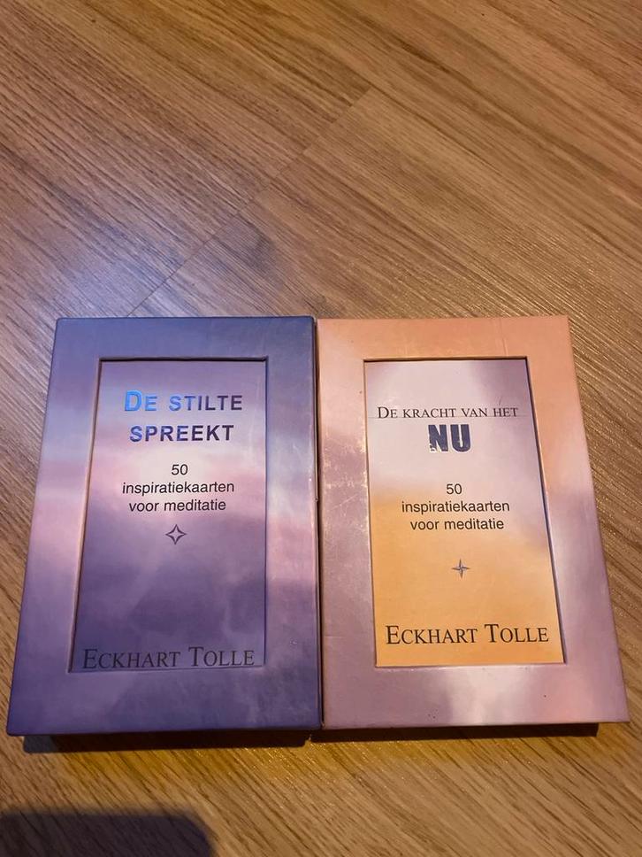 Eckhart Tolle Inspiratiekaarten Set !!, Boeken, Esoterie en Spiritualiteit, Zo goed als nieuw, Overige typen, Meditatie of Yoga