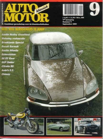 AMK 9 2001 : Citroen DS - Austin Healey 3000 - Austin A90, Boeken, Auto's | Folders en Tijdschriften, Gelezen, Algemeen, Ophalen of Verzenden
