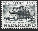 Nederland 554, ongebruikt met plakkerrest., Ophalen of Verzenden, Na 1940, Postfris