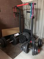 Diverse fitnessartikelen, Sport en Fitness, Fitnessmaterialen, Ophalen, Gebruikt, Halterset