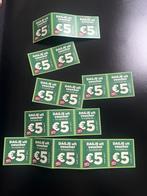 Dagje uit vouchers. 17 stuks, Plus, Ophalen of Verzenden