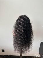 NIEUW! Human hair lace wig pruik krullen haarstuk deepwave, Ophalen of Verzenden, Zo goed als nieuw, Pruik of Haarverlenging