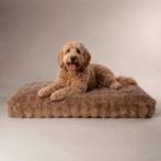 Beige bruin pom pom fur hondenmand 100 x 70 x 14 nieuw, Dieren en Toebehoren, Ophalen of Verzenden, Nieuw