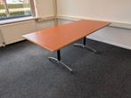 3 x Cognac vergadertafels / bureau 90 x 200, Ophalen, Gebruikt