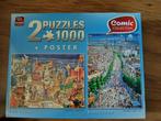 2 King comic puzzels, Ophalen, 500 t/m 1500 stukjes, Zo goed als nieuw, Legpuzzel