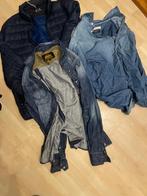 Spijkerbloesje + jas (losse verkoop kan ook, Ophalen of Verzenden, Zo goed als nieuw, Maat 52/54 (L)