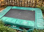 Salta trampoline met hoes 1.50 x 2.00, Ophalen, Gebruikt