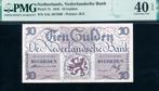 PMG 40 EPQ: 10 Gulden 1945 ‘Lieftinck tientje' - 4AL057860, Postzegels en Munten, Bankbiljetten | Nederland, Ophalen of Verzenden