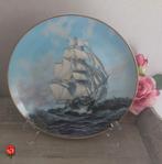 Wandbord Thermopylae zeilschip Franklin Porcelain 23 cm, Ophalen of Verzenden, Zo goed als nieuw
