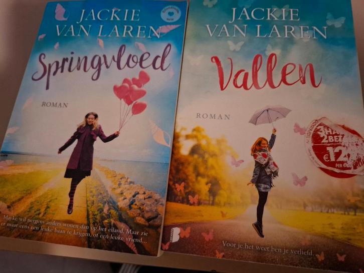 Jackie van Laren: Vallen, Springvloed, Boeken, Chicklit, Gelezen, Ophalen of Verzenden