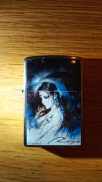 Zippo wind aansteker met afbeelding luis royo, Ophalen of Verzenden, Gebruikt, Aansteker