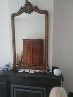Spiegel met kuif, Huis en Inrichting, Woonaccessoires | Spiegels, 100 tot 150 cm, Ophalen of Verzenden, Zo goed als nieuw, Rechthoekig