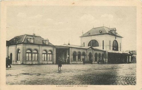 (388-313-017) Leeuwarden Station, Verzamelen, Ansichtkaarten | Nederland, Friesland, Ophalen of Verzenden