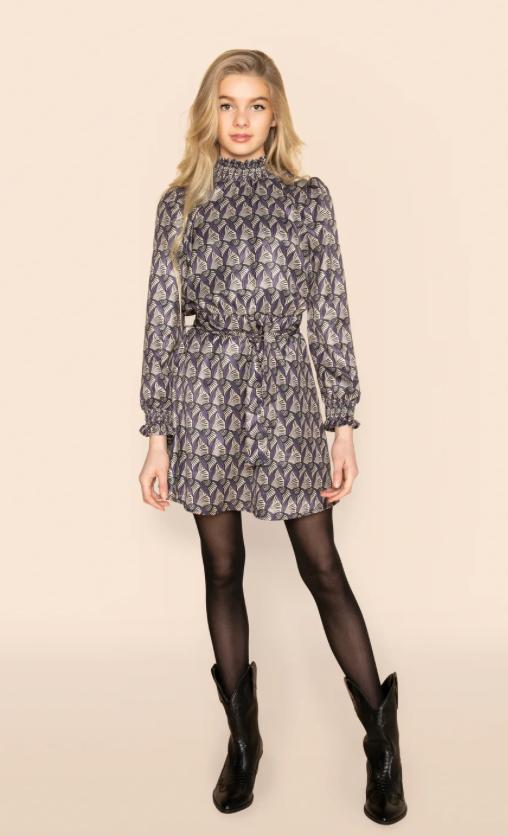 Nieuw: Paarse feestjurk van Frankie & Liberty, maat 164, Kinderen en Baby's, Kinderkleding | Maat 164, Nieuw, Meisje, Jurk of Rok