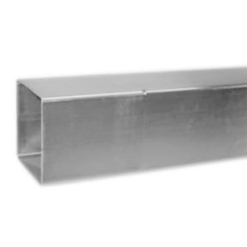 Zinken regenpijp vierkant 80x80mm VANKOPERTOTZINK, Doe-het-zelf en Verbouw, Buizen en Afvoer, Gebruikt, Afvoer, Zink, Ophalen of Verzenden