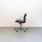 4 Vitra Eames Ea 217 Bruin Leer chroom, Huis en Inrichting, Bureaustoelen, Ophalen of Verzenden, Ergonomisch, Zo goed als nieuw