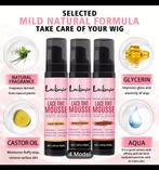 Getinte mousse voor het kant gedeelte van je pruik, Ophalen, Nieuw, Lippen, Verzorging