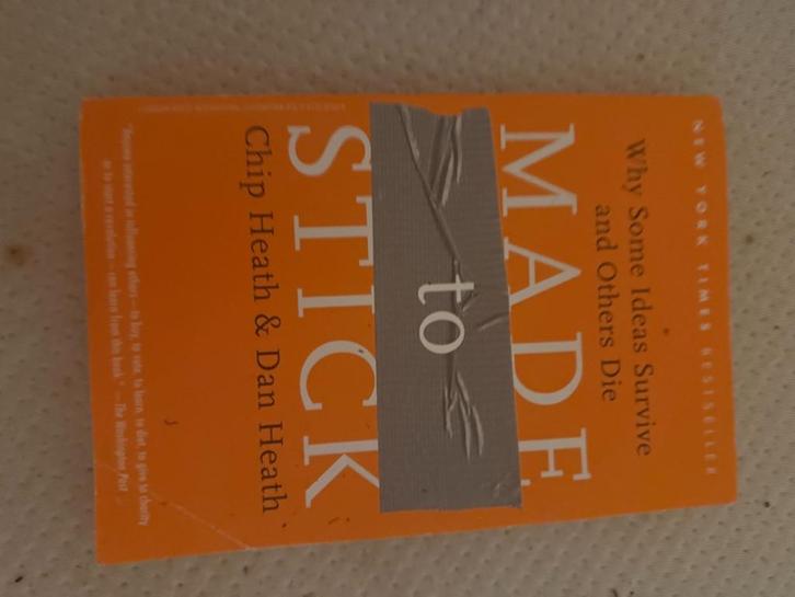 Made to Stick door Chip Heath & Dan Heath – Businessbestsell, Boeken, Economie, Management en Marketing, Gelezen, Management, Ophalen of Verzenden