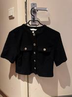Zwart jasje met gouden knopen, Kleding | Dames, H&M, Zwart, Ophalen of Verzenden, Zo goed als nieuw