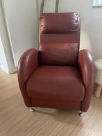 Lederen stoel in perfecte staat, Ophalen, Zo goed als nieuw, 50 tot 75 cm, Leer