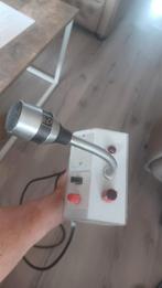 Oude Philips omroep microfoon + versterker HP8710/01 AUTOBUS, Ophalen of Verzenden, Gebruikt