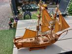 Houten scheepsmodel oud zeilschip., Ophalen, Gebruikt, Overige merken