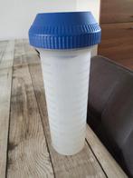 Tupperware Quick-Shake 750 ml zo goed als nieuw, Ophalen of Verzenden, Zo goed als nieuw, Blauw, Beker of Kan