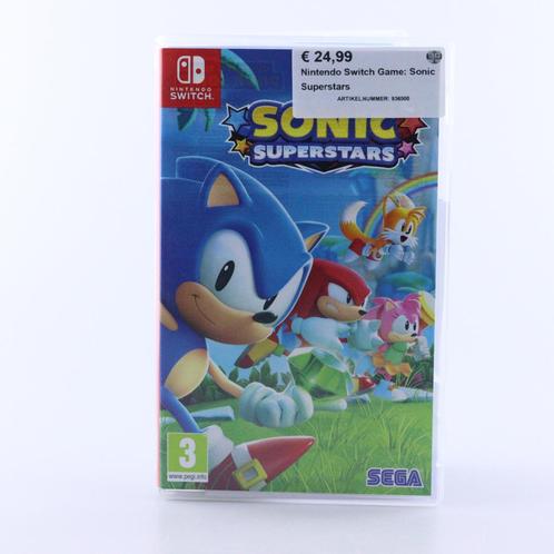 Nintendo Switch Game: Sonic Superstars, Spelcomputers en Games, Spelcomputers | Nintendo Switch, Zo goed als nieuw