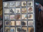 4 verzamel dozen edelstenen en mineralen 80st, Verzamelen, Ophalen of Verzenden