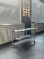 serveerwagen / trolley, Huis en Inrichting, Tafels | Bijzettafels, Gebruikt, Metaal of Aluminium, 75 cm of meer, Ophalen