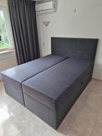 Tweepersoons boxspring met opbergruimte, Ophalen, Tweepersoons, Zo goed als nieuw, 200 cm