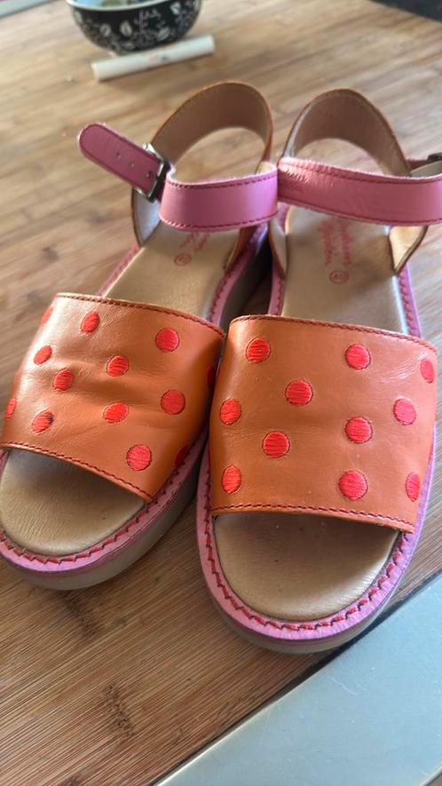 Sandalen van Gudrun Sjoden maat 40, Kleding | Dames, Schoenen, Zo goed als nieuw, Sandalen of Muiltjes, Oranje, Ophalen of Verzenden