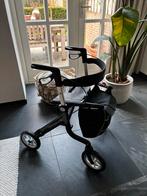 Prachtige lichtgewicht rollator Streamer carbon zwart small, Diversen, Rollators, Ophalen, Lichtgewicht, Zo goed als nieuw