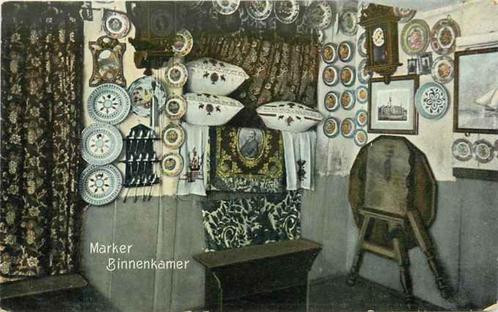 (301-147-021) Marken Binnenkamer, Verzamelen, Ansichtkaarten | Nederland, Noord-Holland, Verzenden