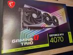 Nvidia GeForce RTX 4070 MSI Gaming X Trio OC 12 GB, Computers en Software, Videokaarten, Ophalen, GDDR6, PCI-Express 4, Nieuw