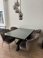 Richmond stoelen taupe 4x, Huis en Inrichting, Stoelen, Ophalen of Verzenden, Zo goed als nieuw, Overige kleuren, Eén