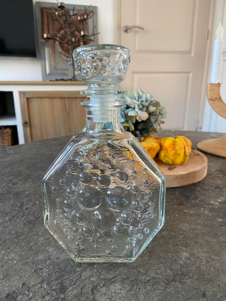 Glazen karaf met stop, Antiek en Kunst, Antiek | Glas en Kristal, Ophalen