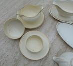Regout en Mosa Servies Room Wit met Gouden Biesjes, Antiek en Kunst, Ophalen of Verzenden
