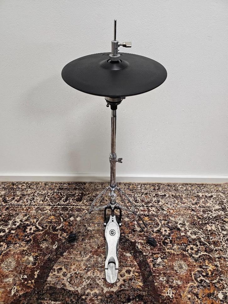Roland VH-10 Hi-hat + Gibraltar Stand | Drumstel | VH10 VH, Muziek en Instrumenten, Instrumenten | Onderdelen, Gebruikt, Drums of Percussie
