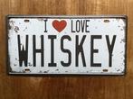 I Love Whiskey wandbord (Old Look), Huis en Inrichting, Nieuw, Ophalen of Verzenden