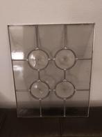 Glas in lood paneel met antiek glas, Antiek en Kunst, Antiek | Glas en Kristal, Ophalen