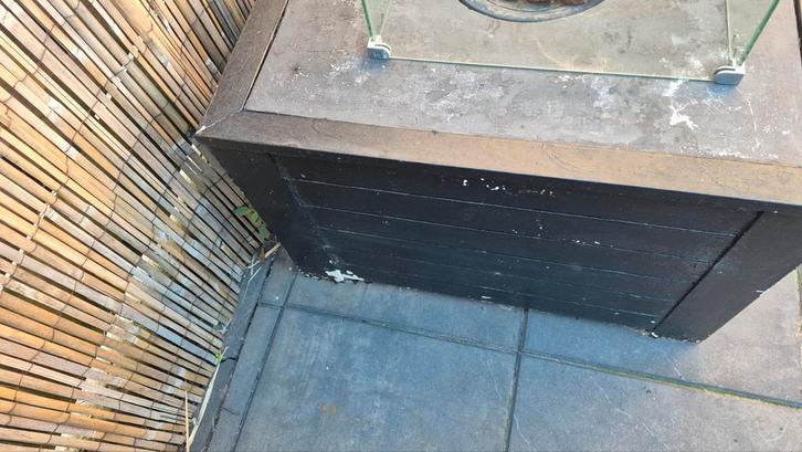 Gebruikte Vuurtafel  mag voor een leuk bod weg., Tuin en Terras, Vuurtafels, Gebruikt, Ophalen