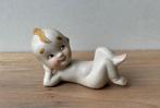 Vintage Beeldje Kewpie Capodimonte Bisquit Porselein 9 cm, Antiek en Kunst, Ophalen of Verzenden