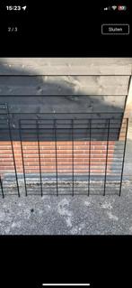 Aangeboden twee nieuwe rest stukken paneel gaas, Ophalen of Verzenden, Zo goed als nieuw, IJzer, Tuinhek