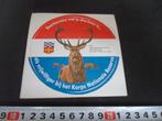 sticker leger landmacht natres hert vrijwilliger 071, Ophalen, Zo goed als nieuw