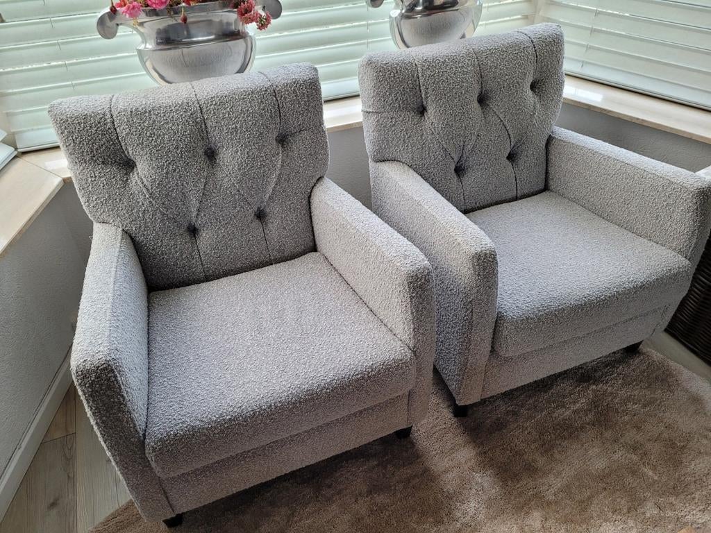 fauteuils Fernando, Huis en Inrichting, 75 tot 100 cm, Ophalen of Verzenden, Zo goed als nieuw, Stof
